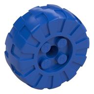 Wheel Hard Plastic Large, D.36, with 4 Studs (Blue)
