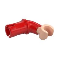 Arm, with Pin, Light Nougat Hand (Red)