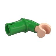 Arm, with Pin, Light Nougat Hand (Bright Green)