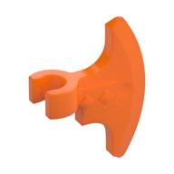 Weapon Axe Head, Clip-on (Viking) [Thick Clip] (Orange)