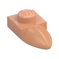 Plate Special 1 x 1 with Tooth (Nougat)