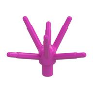 Plant, Flower Stem with Bar and 6 Stems (Dark Pink)