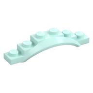 Wheel Arch, Mudguard, 1 1/2 x 6 x 1 [Arch Extended] (Light Aqua)