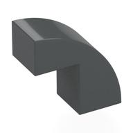 Brick Curved 1 x 2 x 1 2/3 with 1 Cutout (Dark Bluish Gray)