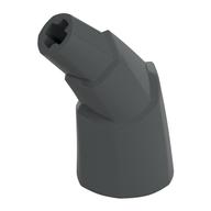 Animal Body Part, Horn Stacked 45 deg. with Axle Connectors (Dark Bluish Gray)
