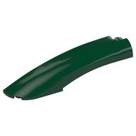 Brick Round, Curved 10 x 2 x 2 with Rounded End Left (Dark Green)
