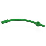Bar Curved with Axle End and 1 x 1 Round Plate (Bright Green)