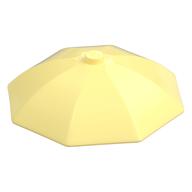 Equipment Umbrella Top with No Bottom Flaps, 6 x 6 with Top Stud (Bright Light Yellow)