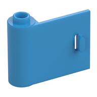 Door 1 x 3 x 2 Left - Open Between Top and Bottom Hinge (Dark Azure)