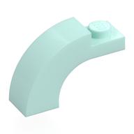 Brick Arch 1 x 3 x 1 2/3 Curved Top (Light Aqua)