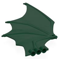 Creature Body Part, Dragon, Wing Large (Dark Green)