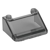 Windscreen 3 x 4 x 1 1/3 Large Glass Surface (Trans-Black)