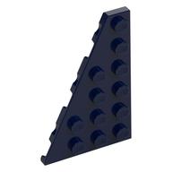 Wedge Plate 6 x 4 Left (Dark Blue)