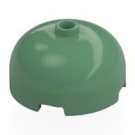 Brick Round 3 x 3 Dome with Center Stud (Sand Green)