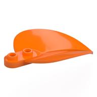 Plant, Leaf/Petal 4 x 6 x 1 1 / 3 (Orange)