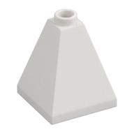 Brick Sloped 75° 2 x 2 x 2 Quadruple Convex (White)
