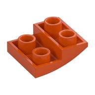 Brick Curved Inverted 2 x 2 x 2/3 (Reddish Orange)