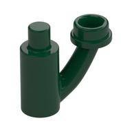 Plant, with Bar and Off-shoot with Stud (Dark Green)