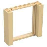 Door Frame Double 2 x 8 x 6 (Tan)