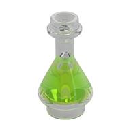 Equipment Bottle / Erlenmeyer Flask with Trans-Bright Green Fluid Pattern (Trans-Clear)