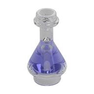 Equipment Bottle / Erlenmeyer Flask with Trans-Purple Fluid Pattern (Trans-Clear)