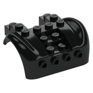 Vehicle Body, Wheel Arch / Mudguard 6 x 6 x 2 Curved Fenders [Plain] (Black)