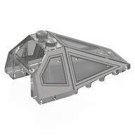 Windscreen 4 x 6 x 2 with Light Bluish Grey X-Wing Cockpit Print (Trans-Clear)