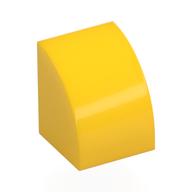 Brick Curved 1 x 1 (Yellow)