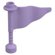 Duplo Flag Wavy 3 x 4 with Post (Lavender)