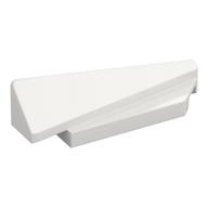 Brick Wedged, Sloped 1 x 5 x 1 1/3 Right (White)