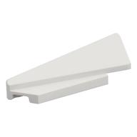 Brick Wedged, Sloped 1 x 5 x 1 1/3 Left (White)