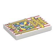 Tile 2 x 3 with Every Flavour Beans Box Print (White)
