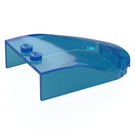 Windscreen 6 x 4 x 1 Curved (Trans-Dark Blue)