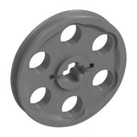 Technic Wedge Belt Wheel [aka Pulley] (Flat Silver)