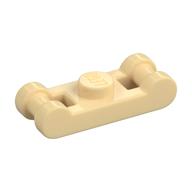 Plate Special 1 x 1 with Handle on 2 Ends (Tan)
