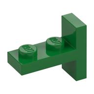 Bracket 1 x 2 with 1 x 2 Vertical Studs (Green)