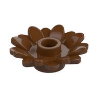 Plant, Sunflower 2 x 2 with 16 Petals (Reddish Brown)