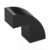 Brick Curved 1 x 2 x 1 2/3 with 1 Cutout (Black)