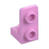 Bracket 1 x 1 - 1 x 2 Inverted (Bright Pink)