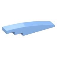 Brick Curved 1 x 6 (Bright Light Blue)