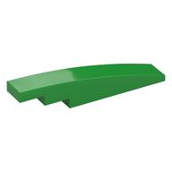 Brick Curved 1 x 6 (Bright Green)