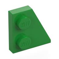 Wedge Plate 2 x 2 Right (Bright Green)