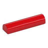 Brick Curved 1 x 4 x 2/3 Double, No Studs (Red)