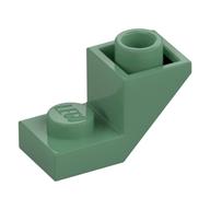 Brick Sloped Inverted 45° 2 x 1 with 2/3 Cutout (Sand Green)