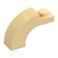 Brick Arch 1 x 3 x 1 2/3 Curved Top (Tan)