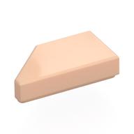 Tile 1 x 2 with Stud Notch Right (Light Nougat)