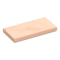 Tile 2 x 4 with Groove (Light Nougat)