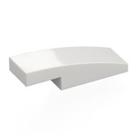 Brick Curved 3 x 1 x 2/3 (White)