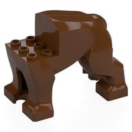 Creature Body Part, Dog Body (Reddish Brown)