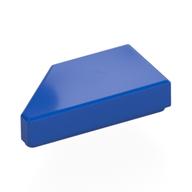 Tile 1 x 2 with Stud Notch Right (Blue)